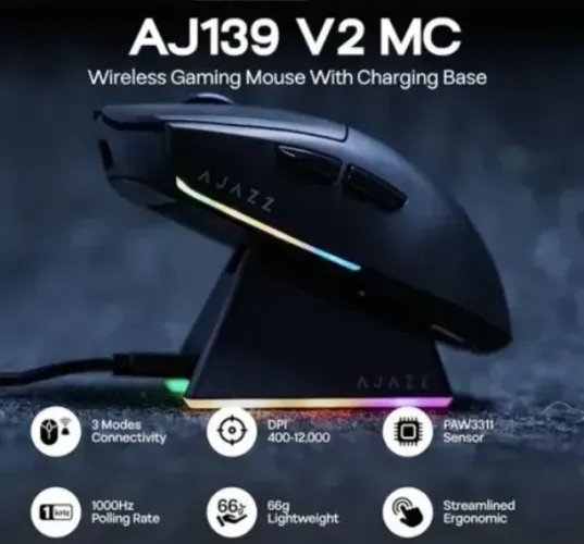 MOUSE SEM FIO - AJAZZ AJ139 V2
