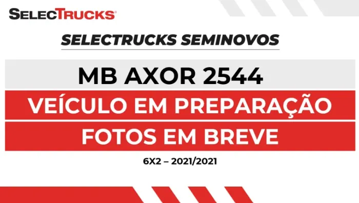 Mercedes Benz Axor 2544S ano 2021/2021 Suspensão de mola