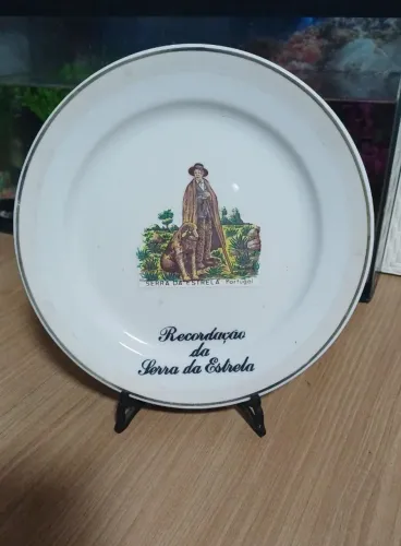 Prato decorativo Pastoreio na Serra da Estrela - Português 1980