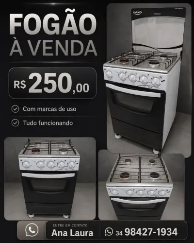 Vendo fogão 4 bocas