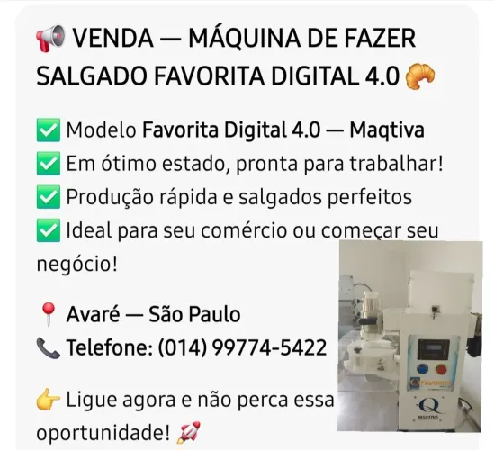 Maquina de salgado