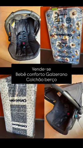 Bebê conforto + colchão berço