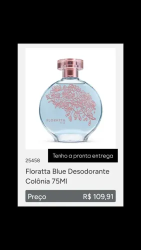 Perfumes Florara Blue e My Blue O Boticário 