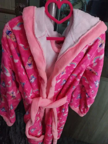 Roupão infantil da Barbie tamanho 10