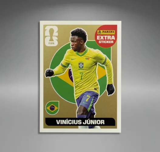 Figurinha Legend Vini Jr Ouro / Gold
