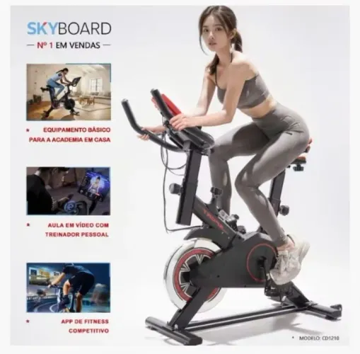 Bicicleta ergométrica semi nova