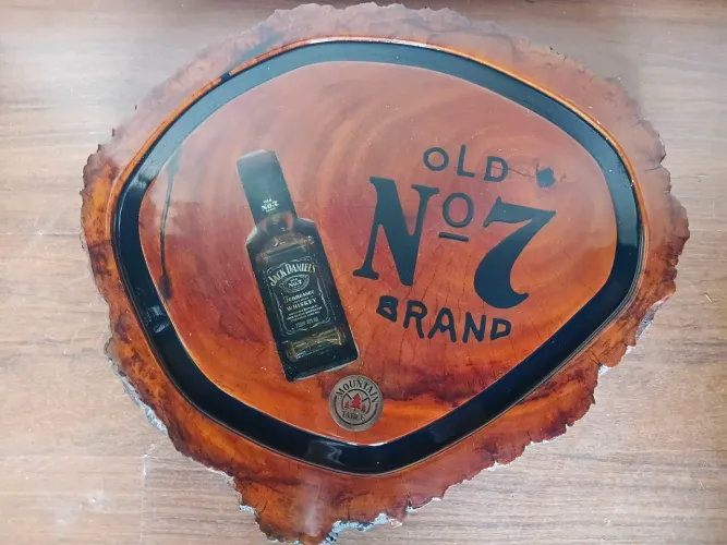 Linda tábua madeira Jack Daniels