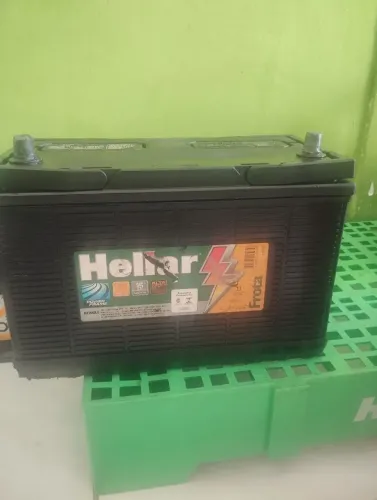 Bateria Heliar 100ah meia vida com garantia 