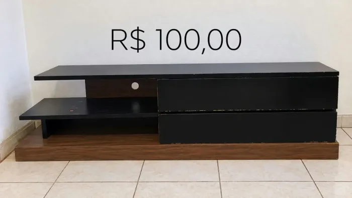 Rack com 2 gavetas grandes