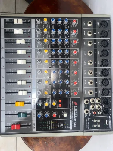 PRA VENDER!! MESA DE SOM TOP PROFFISSIONAL ARCANO AM-ES8