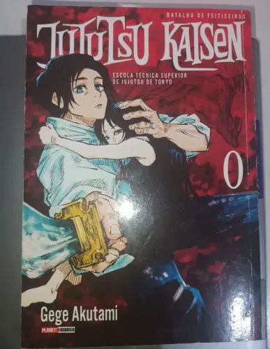 Venda-se volumes 0,1 e 2 de jujutsu kaisen com marca página 