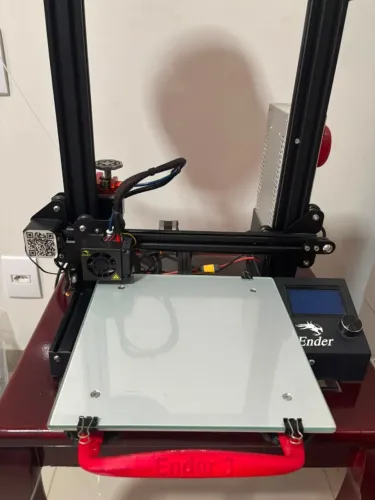  IMPRESSORA 3D CREALITY ENDER 3 V1 - COM UPGRADES! Funcionando perfeitamente.