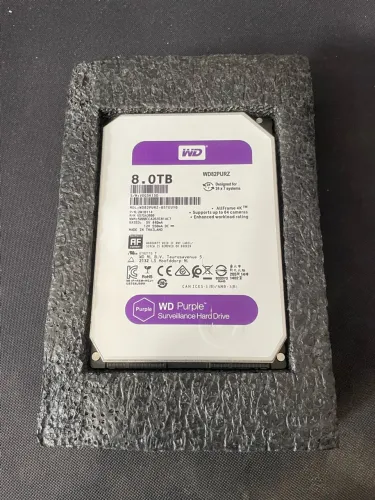 HD WD Purple 8TB Western Digital - Ideal para Câmeras de Segurança, DVR e NVR