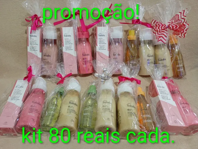 Kit hidratante e body splash natura