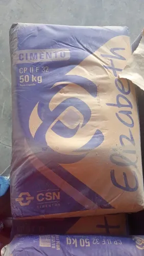 CIMENTO ELIZABETH CP2 F-32 50kg. $47,70 DINHEIRO.