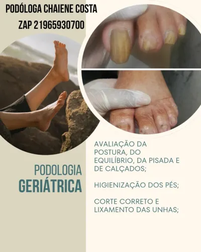 Podóloga Chaiene Costa