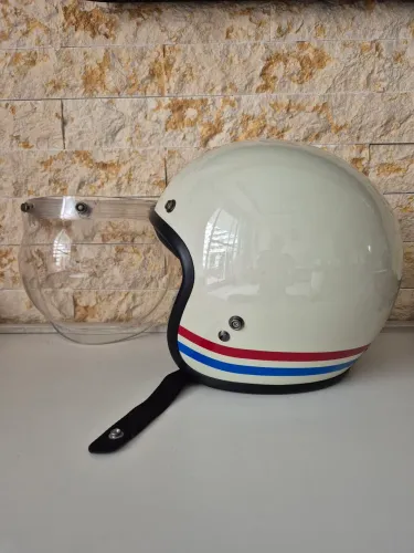 Capacete Bell Custom 500 Retro Vintage 58 M