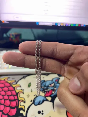 Pulseira de prata Unisex