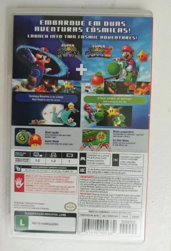 Super Mario galaxy 1 + 2 coletânea