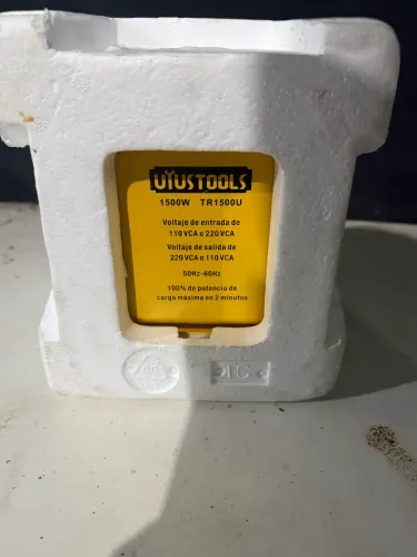 Transformador na caixa