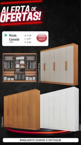 Guarda Roupa Casal  4 gavetas 2 metros