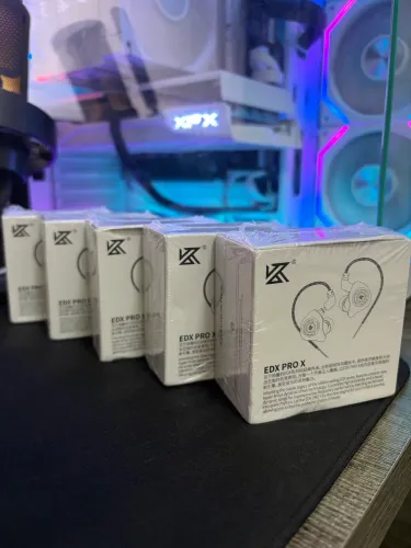 Fone IEM KZ EDX Pro X Hi-Fi com Cabo Destacável
