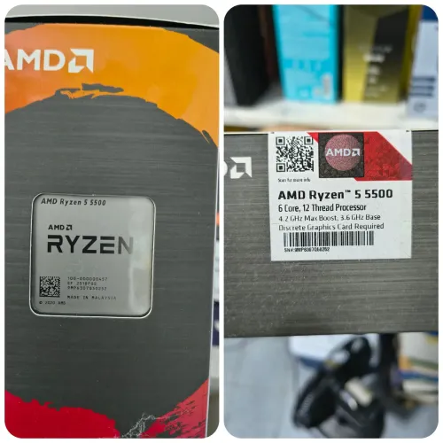 Processador AMD Ryzen 5 5500 NOVO & LACRADO