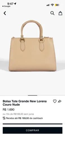 BOLSA SCHUTZ LORENA GRANDE 