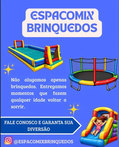 Aluguel de Futsabão, Escorregador inflável e Pula-Pula