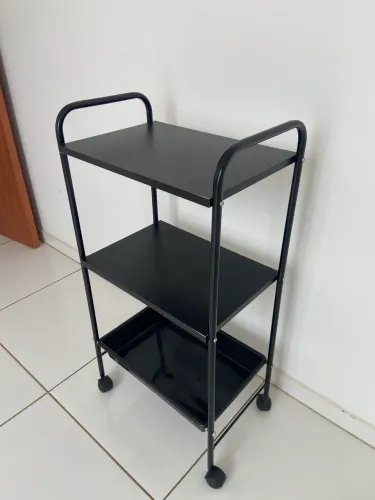 Carrinho Auxiliar Preto