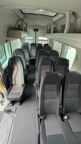 Bancos Originais Ford Transit 25/26 14+1Reclináveis + Bagageiro Zero Km