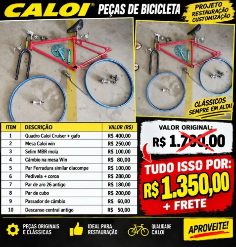 Projeto Caloi Cruiser original