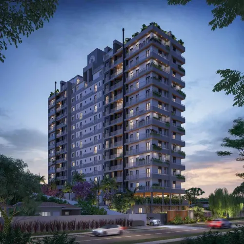 Cobertura à venda em Curitiba, Bairro Alto, com 1 quarto, 33,67m²