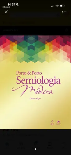 Livro Semiologia Médica, de PORTO, Celmo Celeno. capa dura (2019)