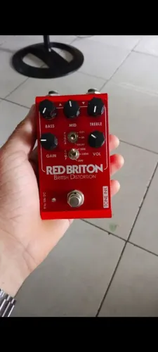 Pedal red briton tone ink TROCO POR CAPTADOR SEYMOUR DUCAN SINGLE