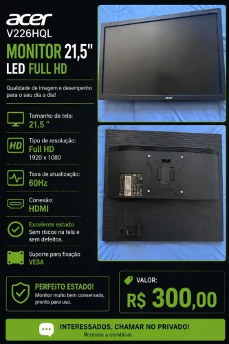Monitor Accer V226HQL