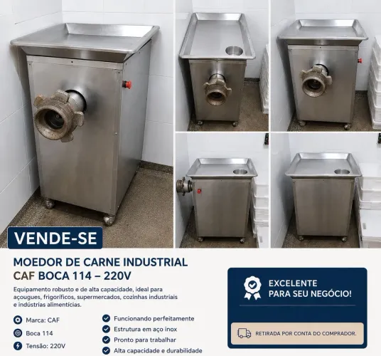 Moedor de Carne Industrial