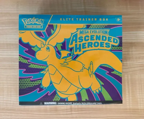 Pokémon Elite Trainer Box Ascended Heroes INGLÊS (ENCOMENDA) Heróis Excelsos