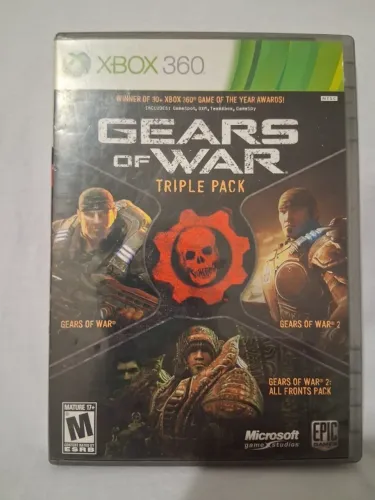   GEARS OF WAR 1 E 2 (PACK) JOGO ORIGINAL XBOX 360