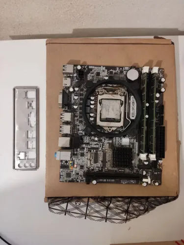 Placa mãe h55 + i3 + 8G ram + Air cooler