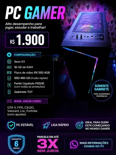 COMPUTADOR GAMER