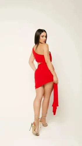 vestido vermelho