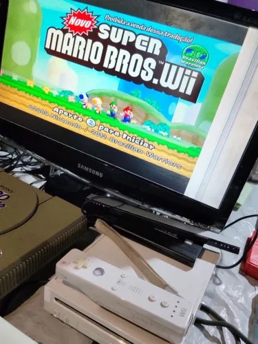 Nintendo Wii Desbloqueado+ HD externo c/ Jogos