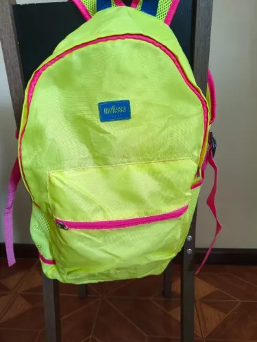 Mochila Melissa Clube - Verde e Rosa