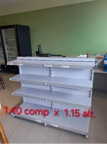 Gôndola para exposição de produtos em mercearia ou mercado
