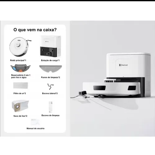 Robô Limpador 3 em 1  