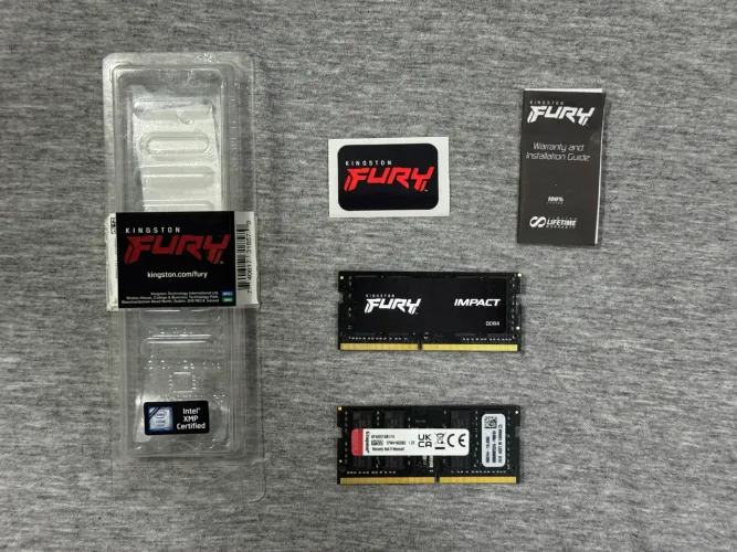 Memória Kingston Fury Impact SODIMM, 16GB, 2666MHz, DDR4, CL15, KF426S15IB1/16