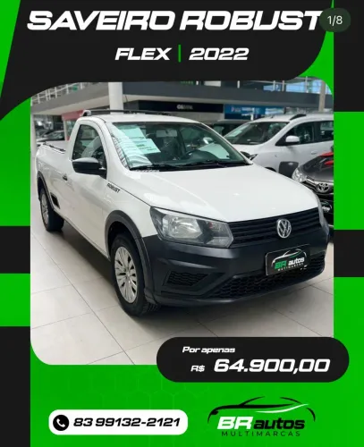 Volkswagen Saveiro Robust 1.6 Total Flex 8V 2022