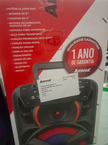 CAIXA DE SOM AMVOX