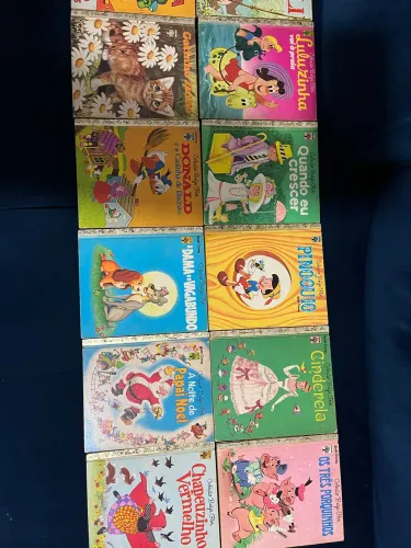 Coleção Beija-Flor da Editora Abril com 16 livros infantis originais